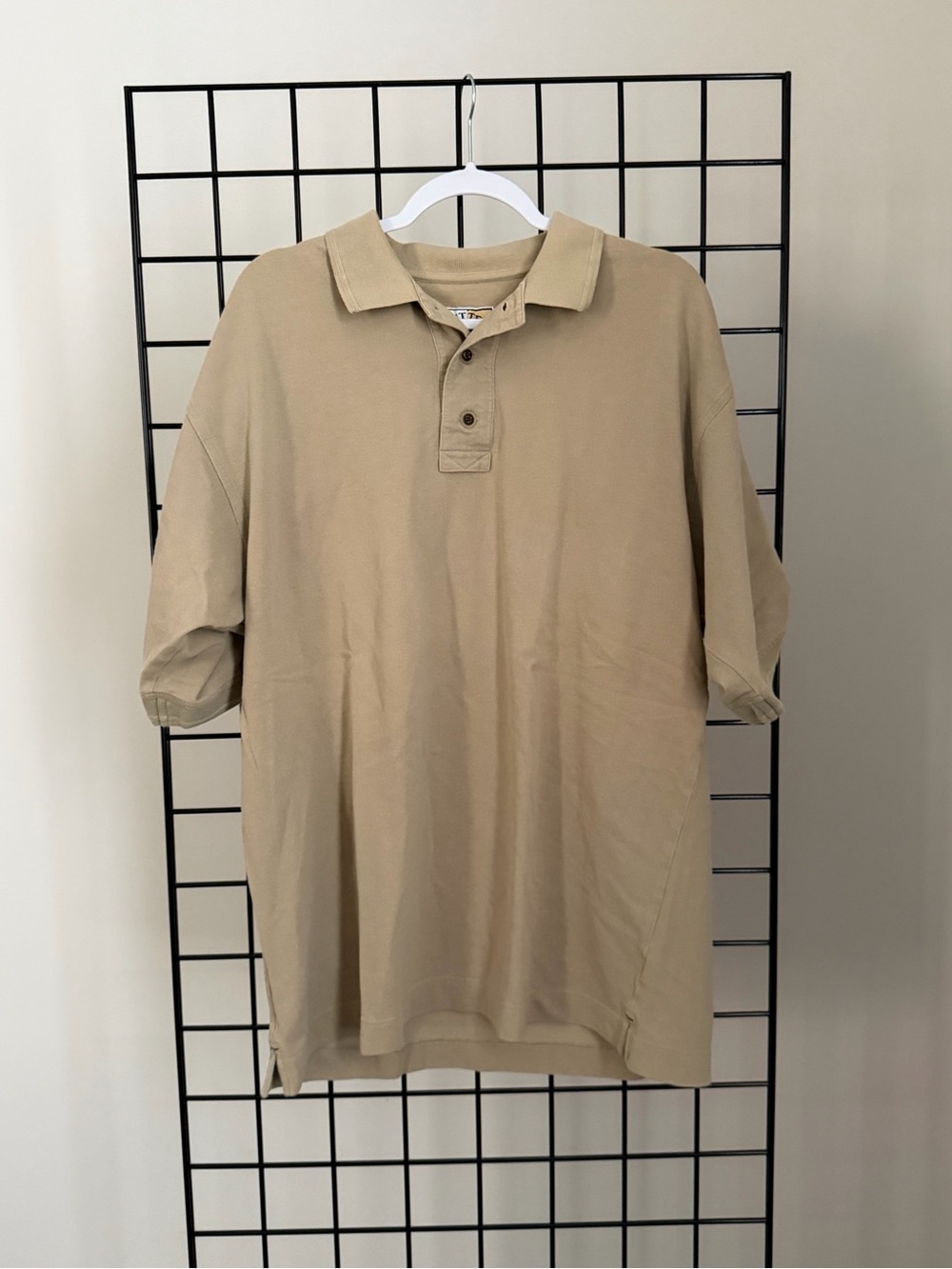 Cutter & Buck Men's Polo — Beige/Tan